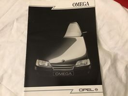 Opel Omega Verkaufsprospekt 36 Seiten  September 1988