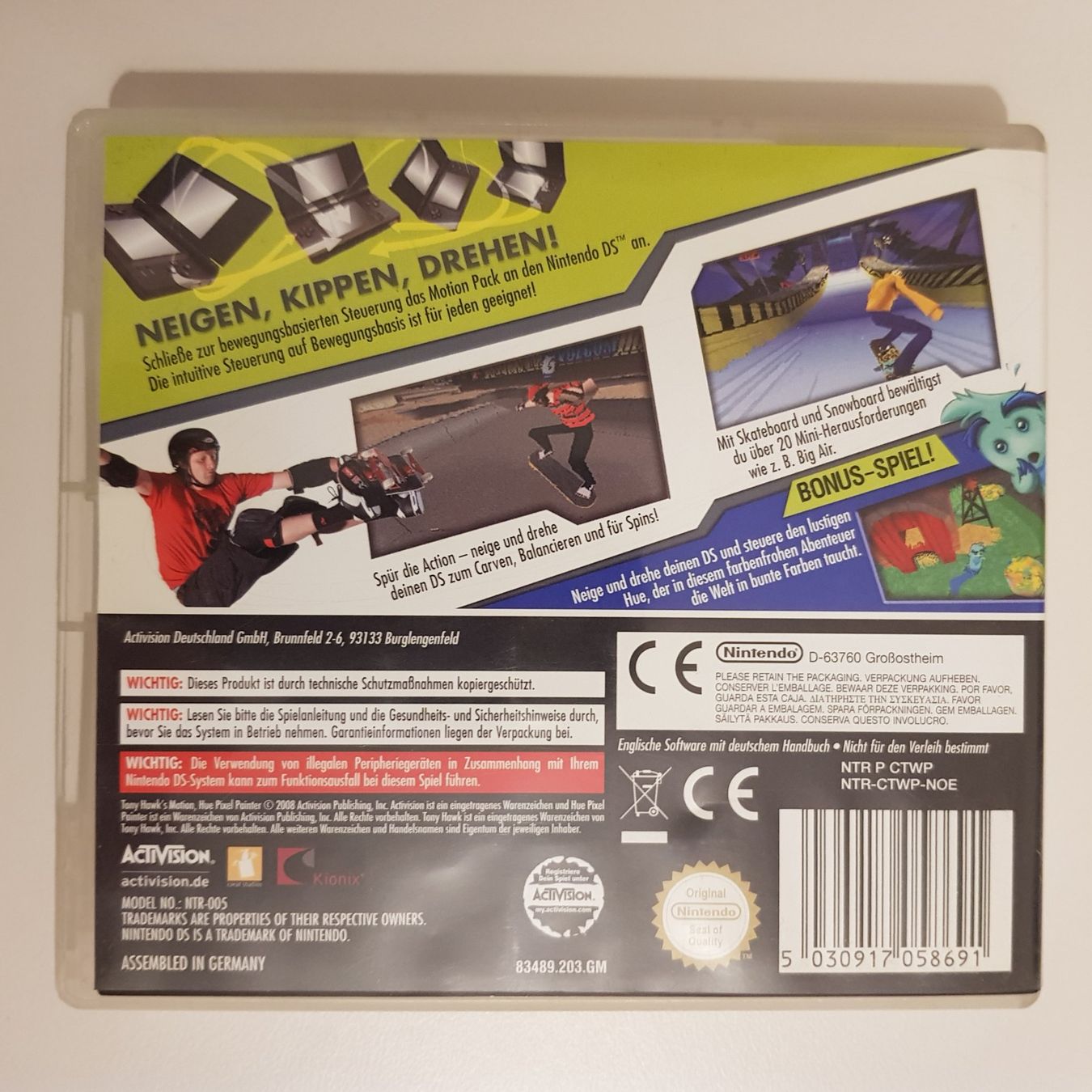 Nintendo Jeux: Tony Hawk's Motion /DS – D'occasion à Münchenstein par 2DGames 1