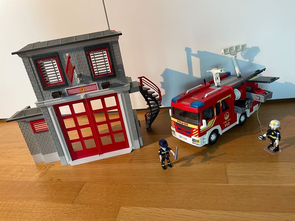 Playmobil 9052 fire station 2024 superset