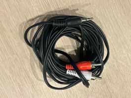 3.5mm Klinke auf Cinch Kabel - Audio Verbindung, Top!