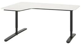 Eck-Schreibtisch (Modell: Bekant IKEA)