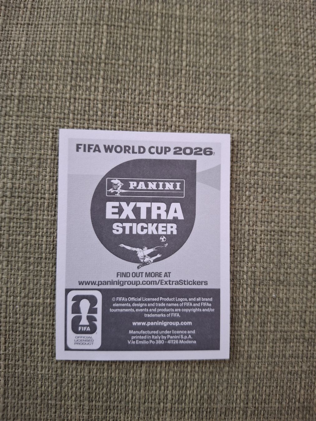 Panini Carte collezionabili: Panini WM 2026 Extra Sticker Moises Caicedo Ecuador  – Nuovo e nell'imballaggio originale da Herzogenbuchsee venduto da marisav176 1