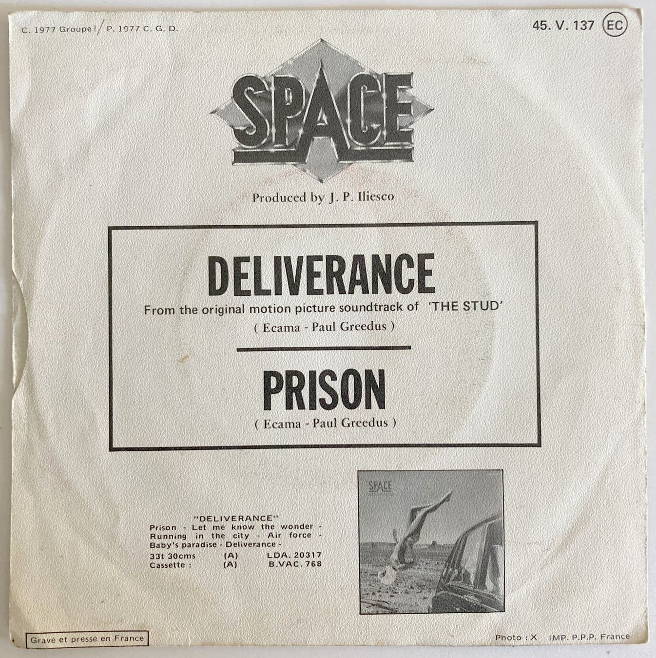 Schallplatten: SPACE - DELIVERANCE – Gebraucht aus Bottens von hotter-than-hell 1
