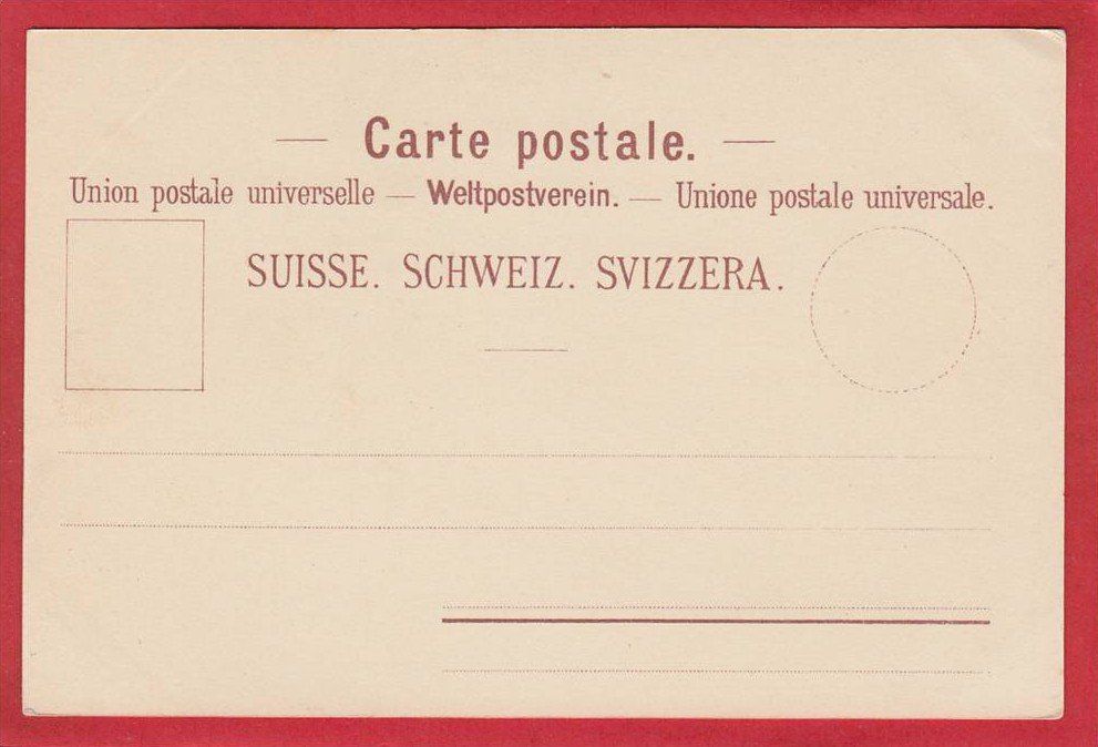 Ansichtskarten: LUGANO SUR LE QUAI, LITHO – Gebraucht aus Grüningen von Kartenlaube 1