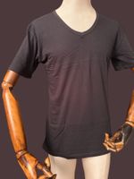 3 x Kurzarm T-Shirt, XL / Unterhemd schwarz