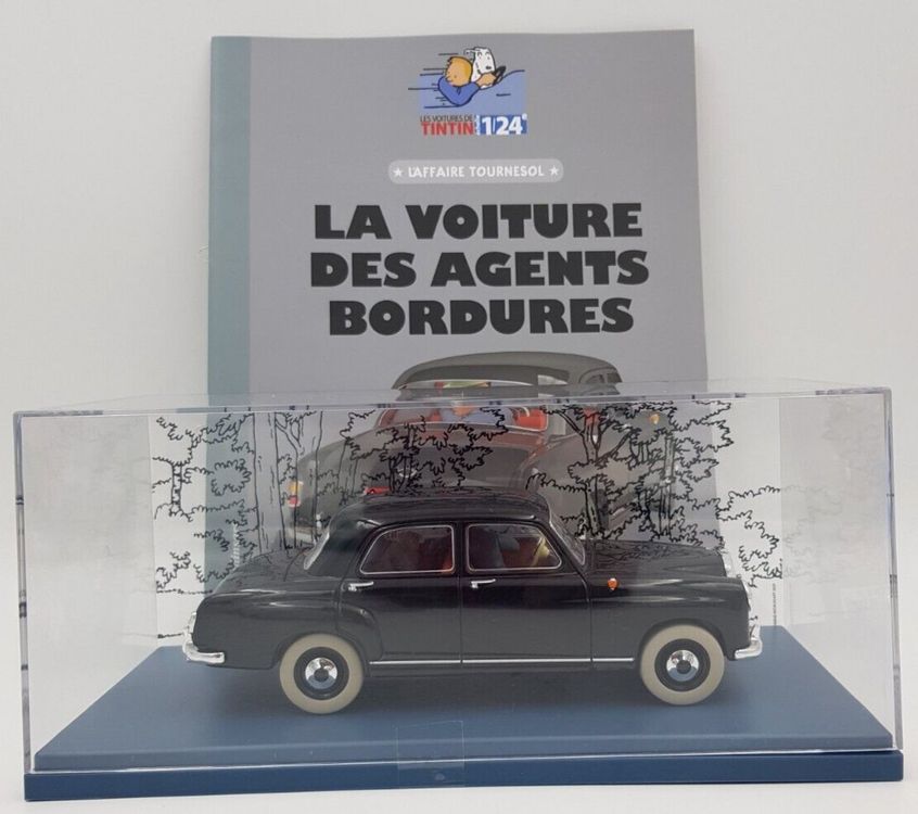 Lot 2 Voitures Tintin 1/43 – Hélicoptère Rouge + Chrysler L'Affaire Tournesol – Atlas