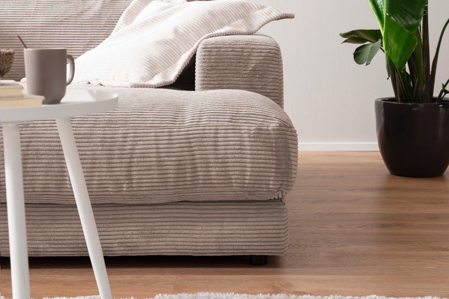 Divani: Big Sofa High End in Cord taupe – Nuovo e nell'imballaggio originale da Bischofszell venduto da deluxe-moebel 4