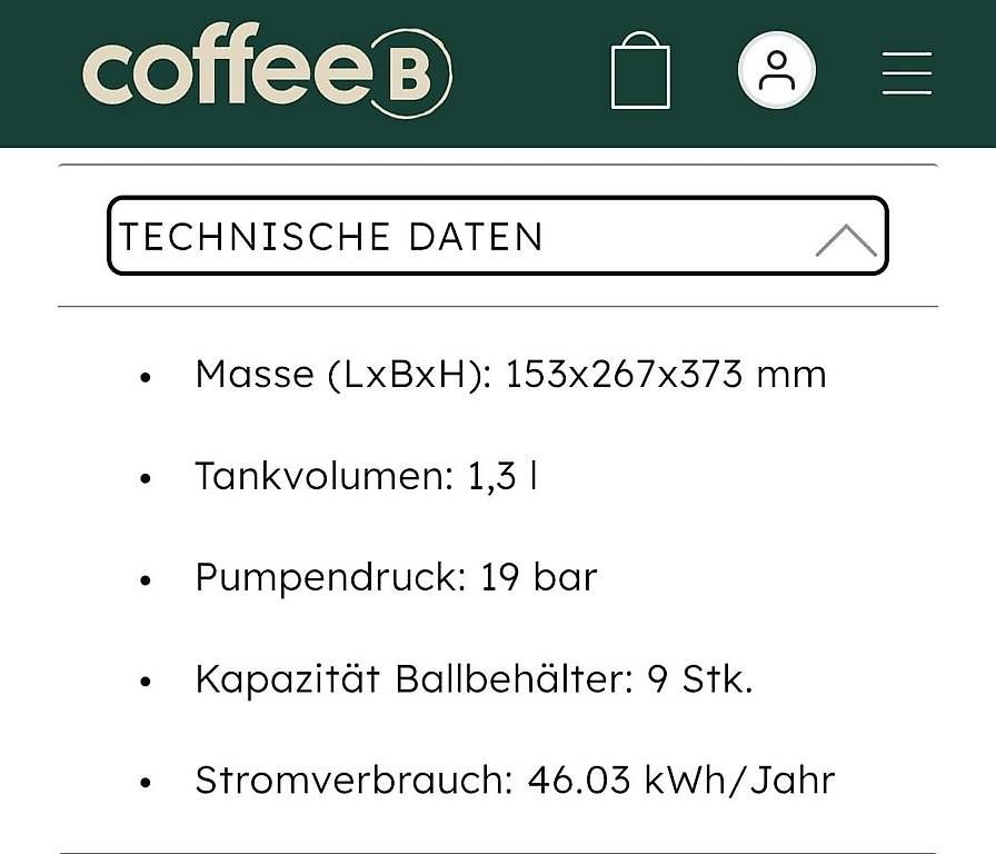Coffee B Kaffeemaschinen & Espressomaschinen: Coffee B Kaffeemaschine – Neu und originalverpackt aus Küblis von hen_sn5q 1