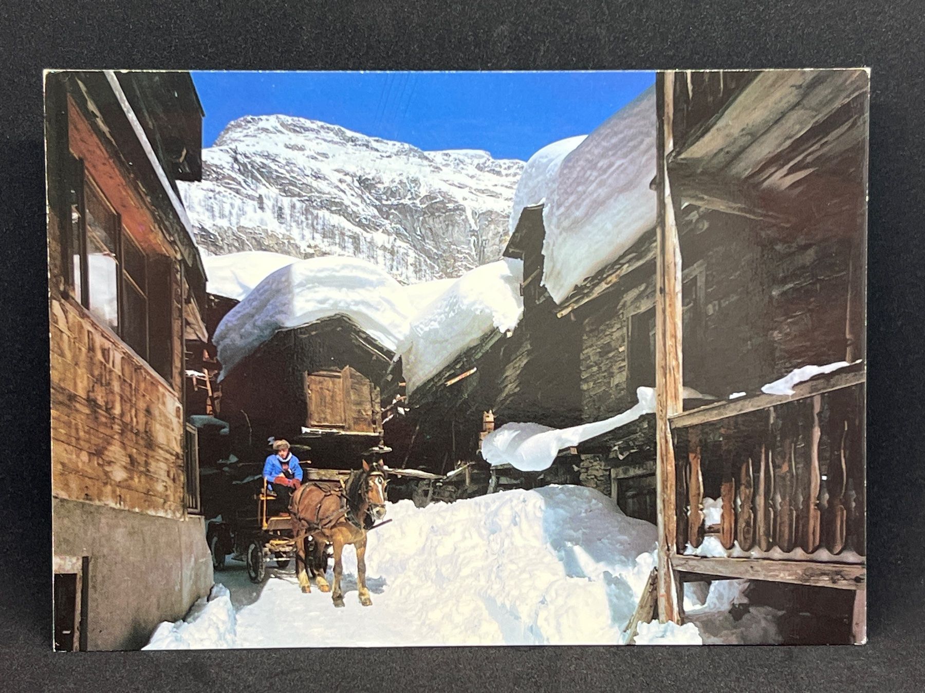 Cartes postales: Alte Gasse in Zermatt – D'occasion à Widnau par Brusi9