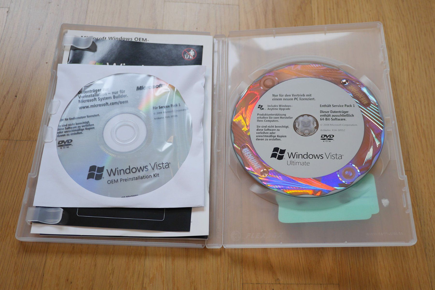 Microsoft Software: Microsoft Windows Vista Ultimate 64Bit – Gebraucht aus Dietwil von  3