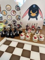 CLAMP Wonder World Manga Sammelband Schachfiguren Set