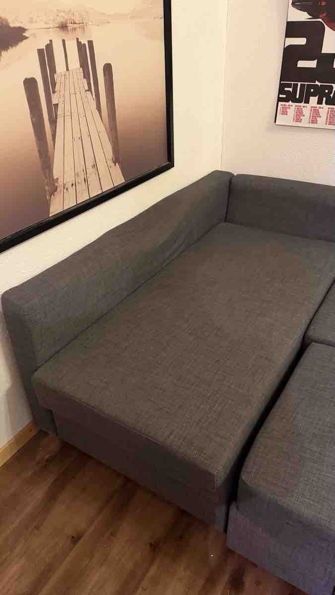 Ikea Sofas: Bettsofa in Grau mit Schlaffunktion – D'occasion à Schmidrüti par Prismagepard69 5
