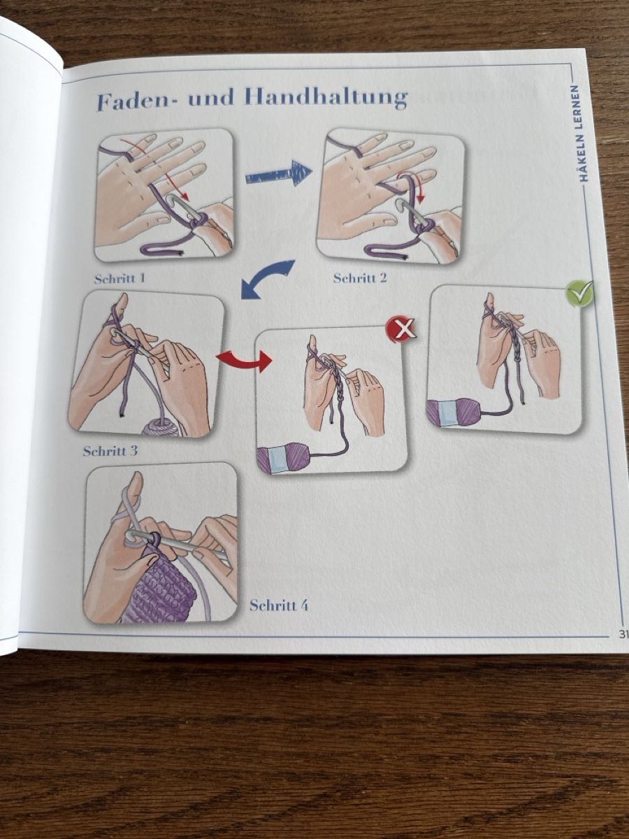 Libri: Häkeln lernen Bild für Bild – Nuovo (secondo la descrizione) da Altdorf UR venduto da Tinks07 2