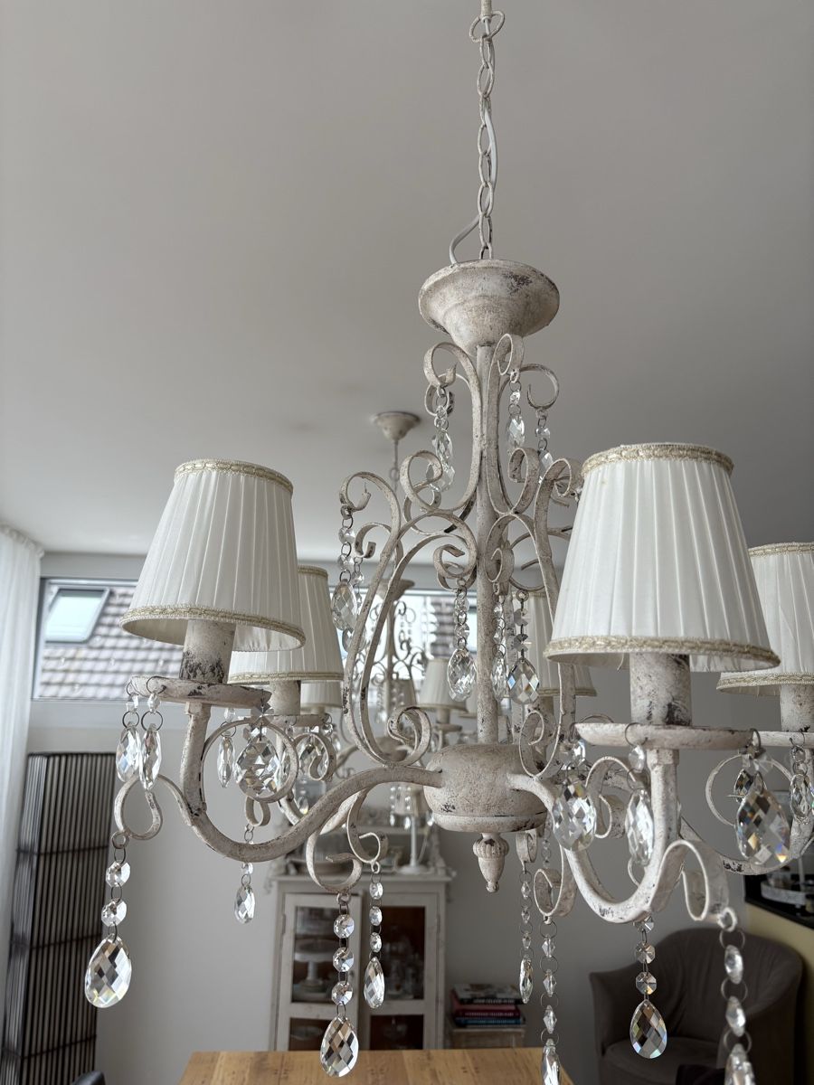 Lampadari & plafoniere: Chic Antique Kronleuchter 5 Armig – Usato da Knonau venduto da LilleKulla 1
