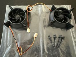 2 leise Verax Gehäuselüfter 80cm mit 4 Befestigungen