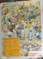 Hasler Postbearbeitung Poster, Rarität, 1984, 50x70cm, Top