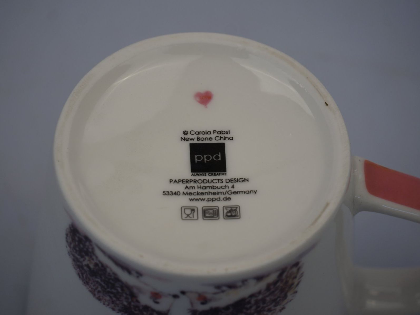 Tassen: ppd Kaffeetasse "Verliebte Igel" – Gebraucht aus Rüti ZH von Restwert_Rueti_ZH 5