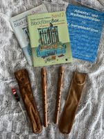 Blockflöten Set mit Lehrmaterial und Zubehoer guter Zustand