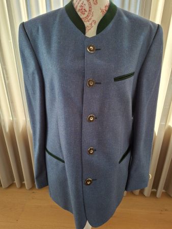 Hellblauer Janker in Grösse 52 "Made in Bavaria" Klotz !