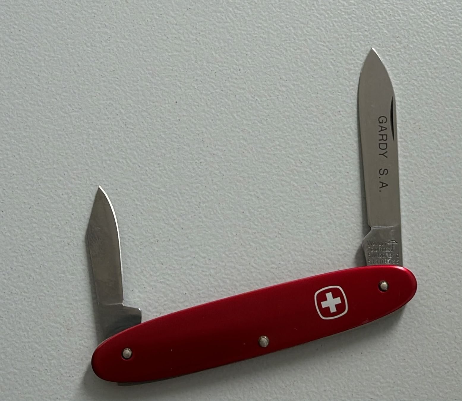 Wenger Taschenmesser: WENGER SACKMESSER GARDY S.A -PANEL S.A – Gebraucht aus Zürich von Frei-Occasionen 3