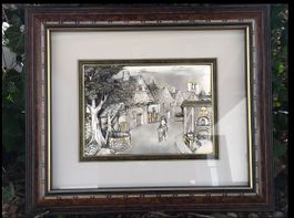 Vintage - Bild „R. Argento“ Italy (64cm)