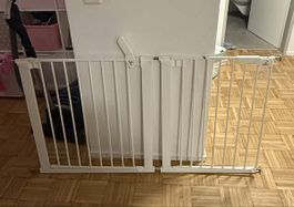 Schutzgitter BabyDan weiss Breite 85-140cm