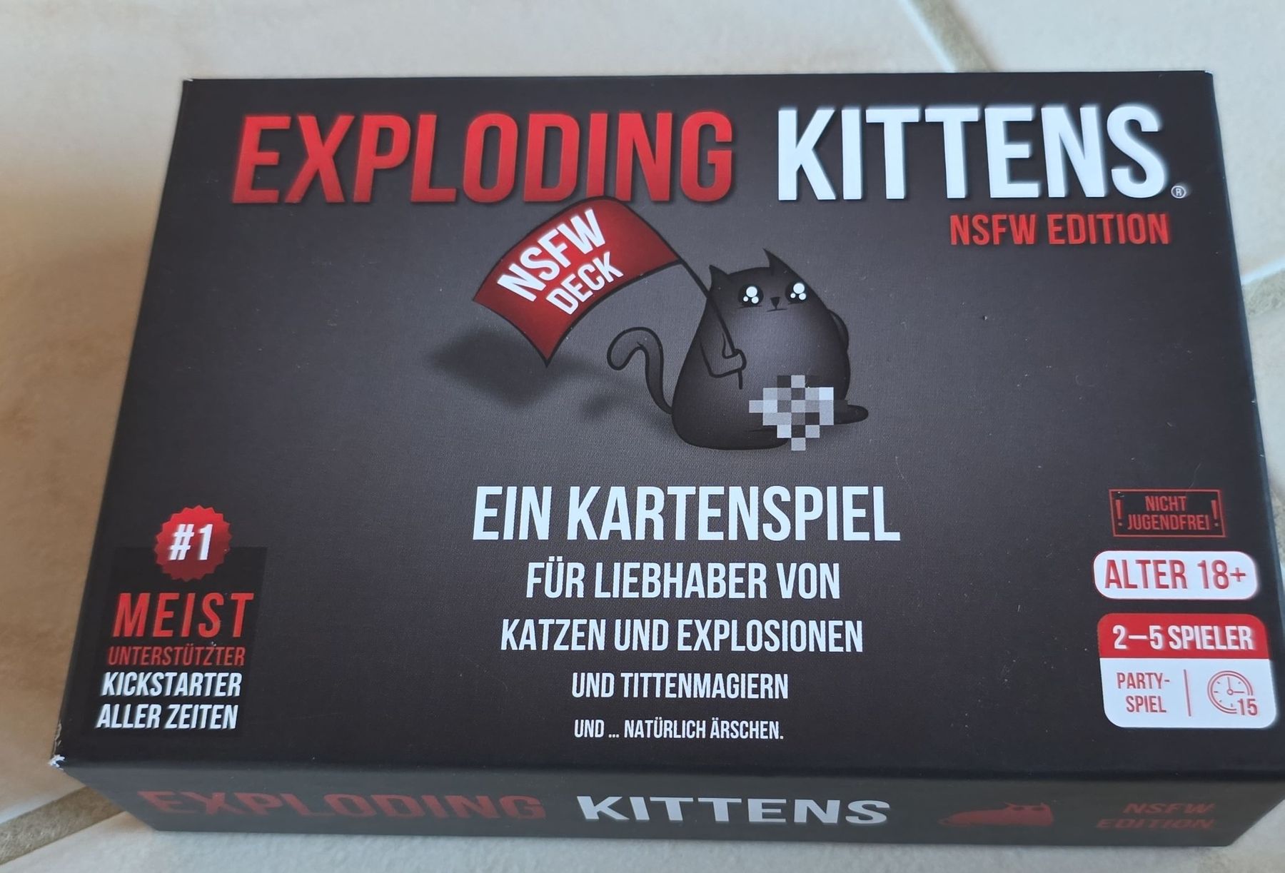 Spiele: Exploding Kittens NSFW Edition Kartenspiel ab 18 Jahre – Neu (gemäss Beschreibung) aus Niedermuhlern von goe_l7fc 1