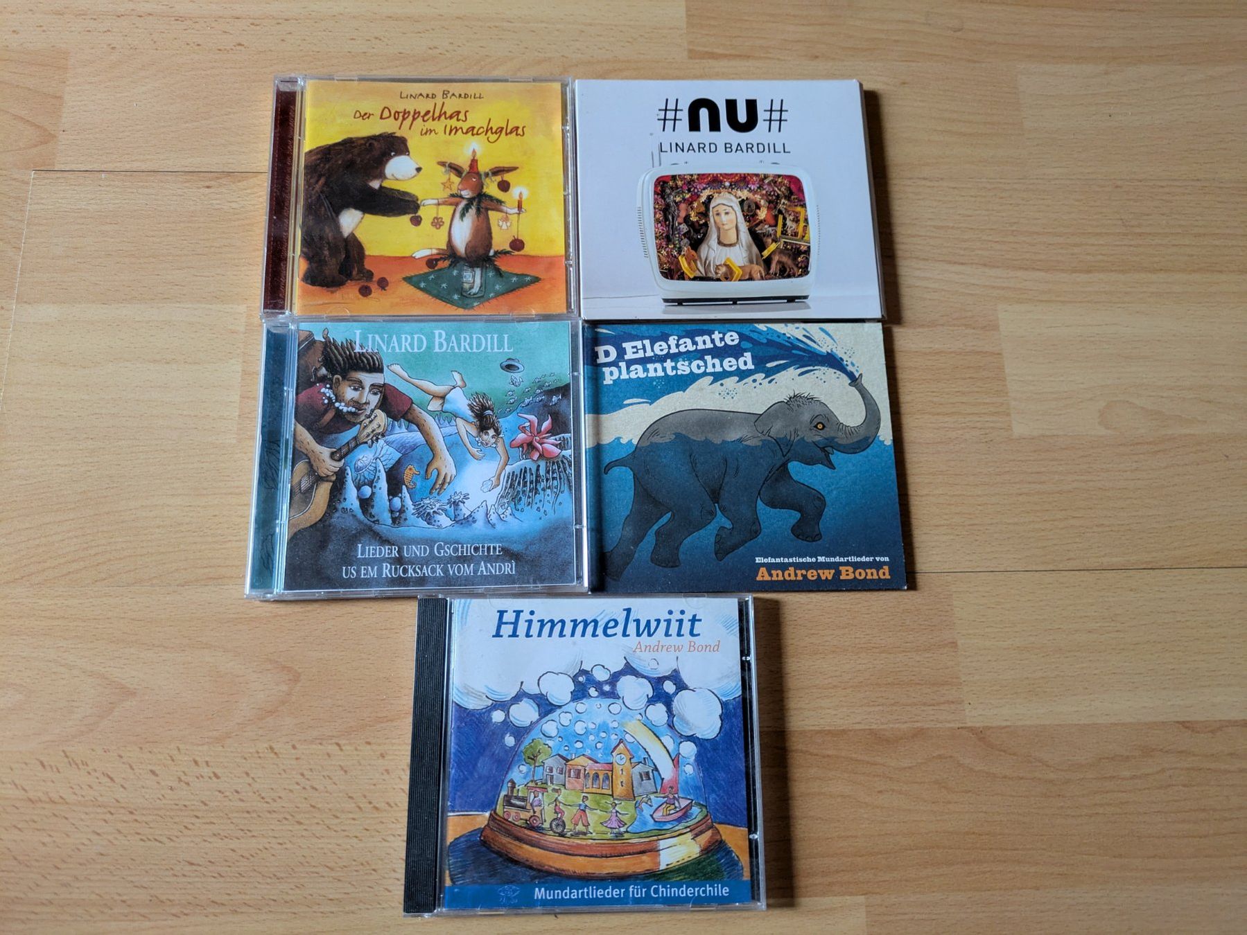Audiolibri: Linard Bardill / Andrew Bond CD's – Usato da Reichenburg venduto da Telja