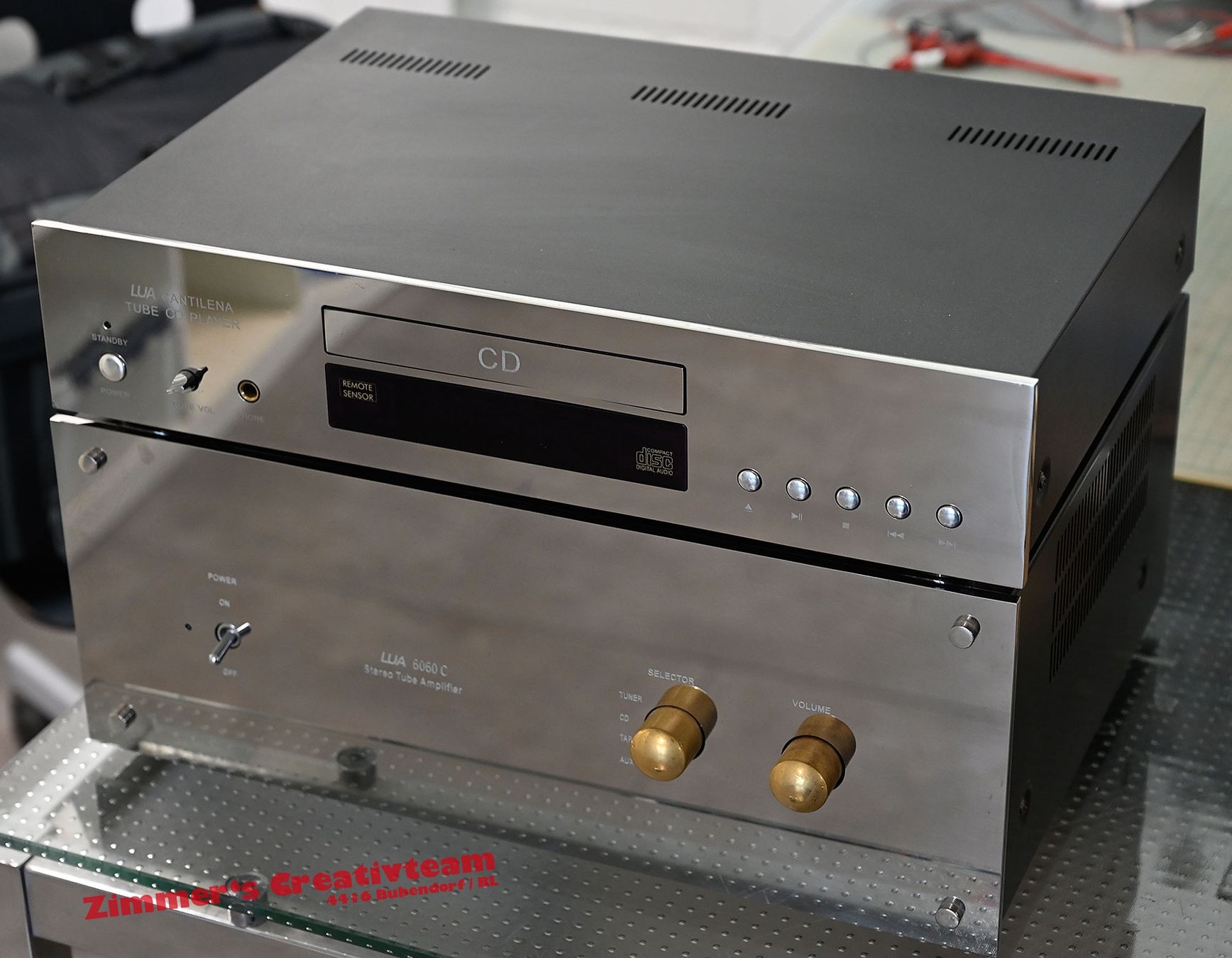 LUA HIFI Set: CD Player + 6060C Verstärker, 2 Boxen + Kabel (Gebraucht ...