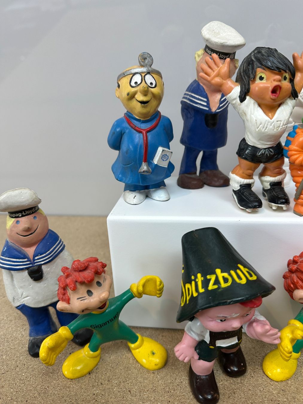 Statuette: Comic Werbefigur Maskottchen Vintage Konvolut – Usato da arlesheim venduto da Art.en1 1