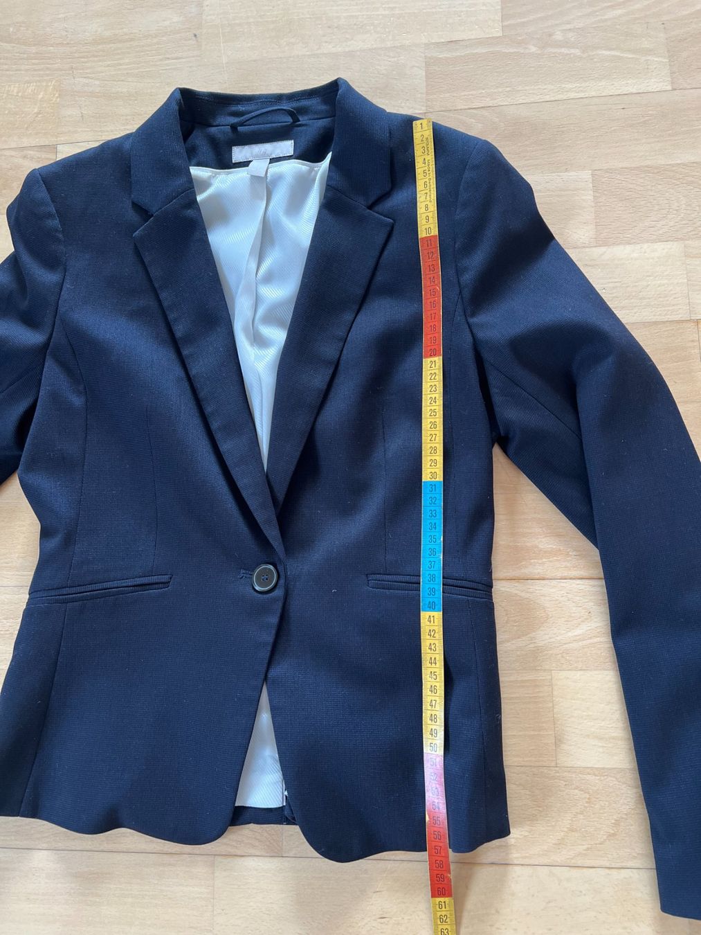 H&M Giacche: H&M Damen Blazer, Gr. 36, Schwarz/Blau meliert – Nuovo (secondo la descrizione) da Worb venduto da farben20zauber 4