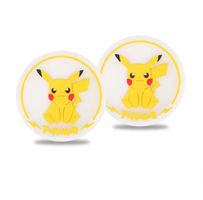 2x Pokemon Untersetzer Pikachu Ø7cm Silikon Nicht-slip Auto