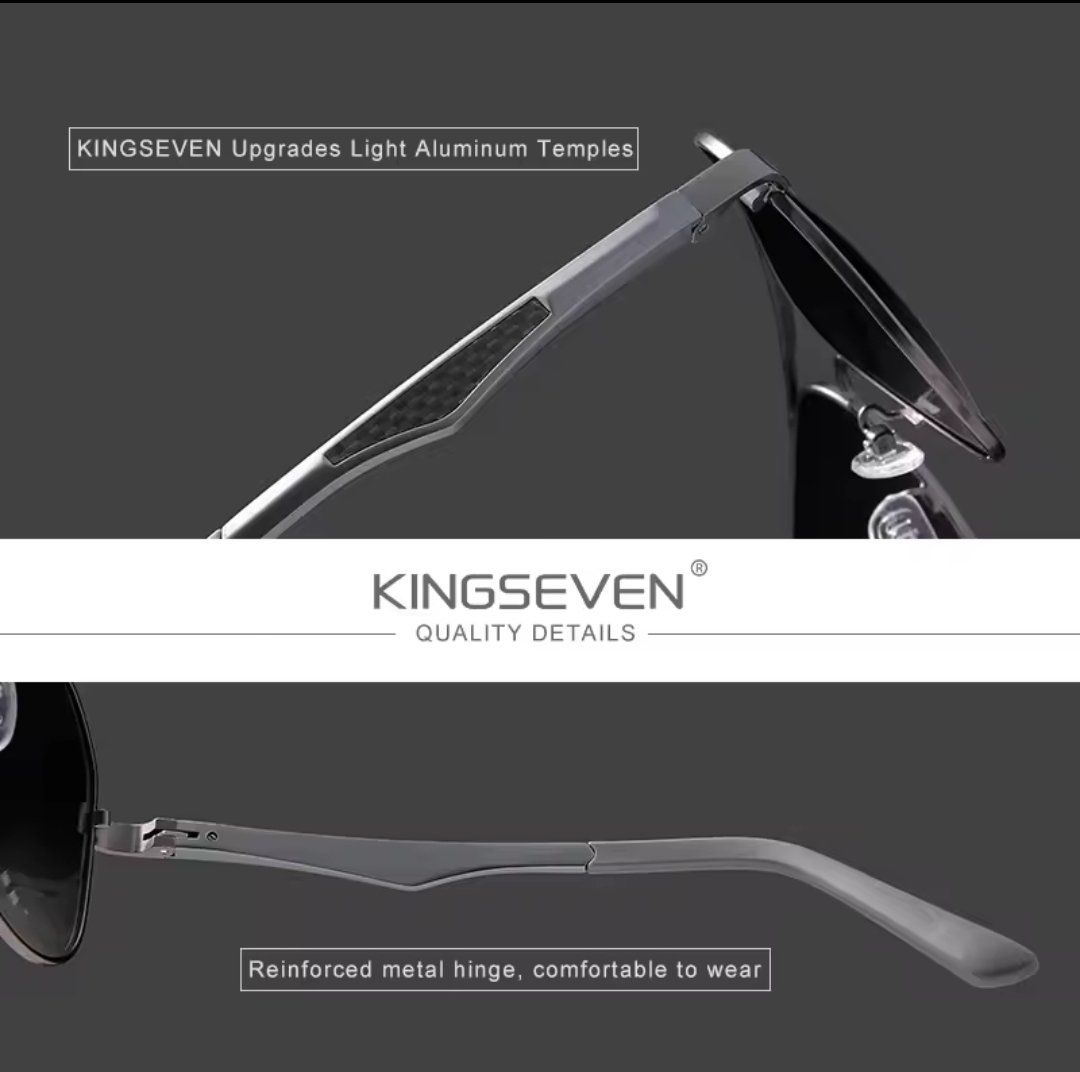 Occhiali & Lenti: Herren Sonnenbrille Kingseven – Nuovo e nell'imballaggio originale da Suhr venduto da sjay.Cv 4
