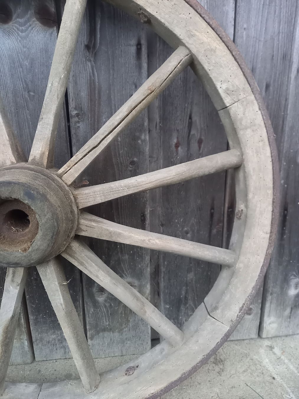 Pneumatici & Ruote complete: Antikes eisenbereiftes Wagenrad – Usato da Galgenen venduto da Allerlei8854 6