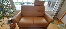 Leder Sofa braun