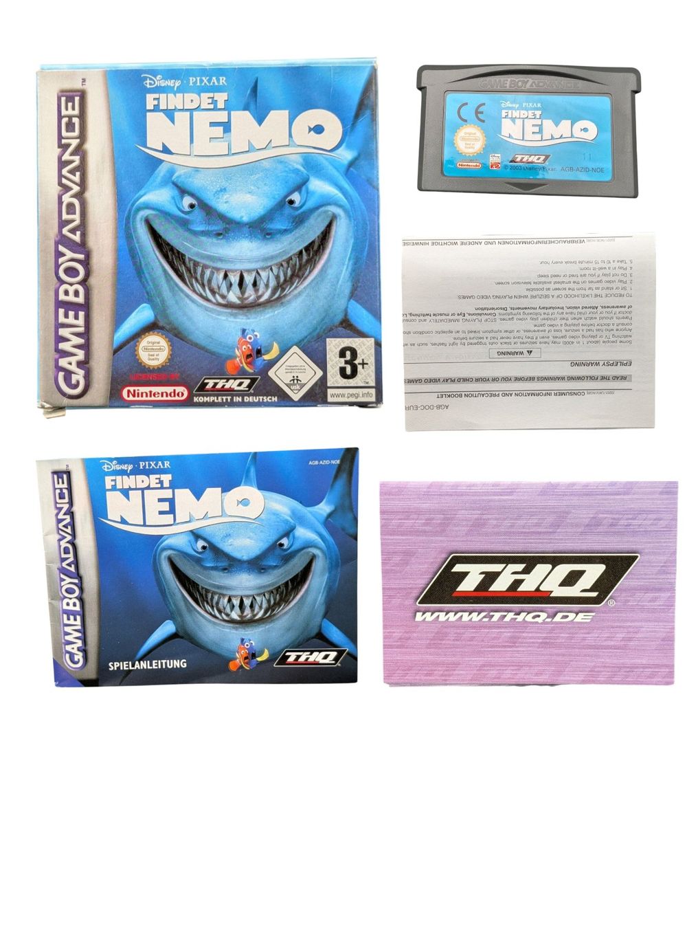 Nintendo Spiele: Disneys Findet Nemo OVP Game Boy Advance – Gebraucht aus Domat/Ems von IsseldorsShop