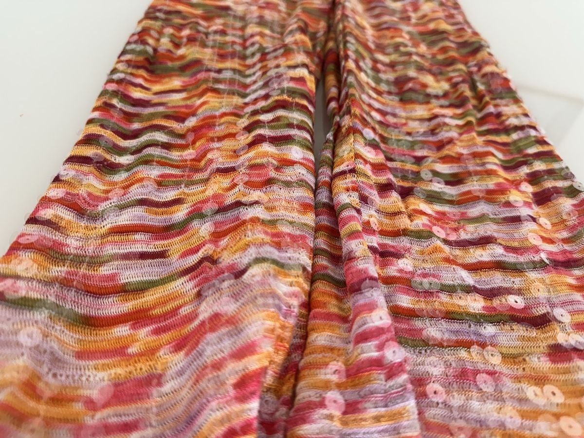 Missoni Pantaloni: Missoni Hose mit Pailletten, gemustert – Nuovo (secondo la descrizione) da Zürich venduto da Mona-L 3