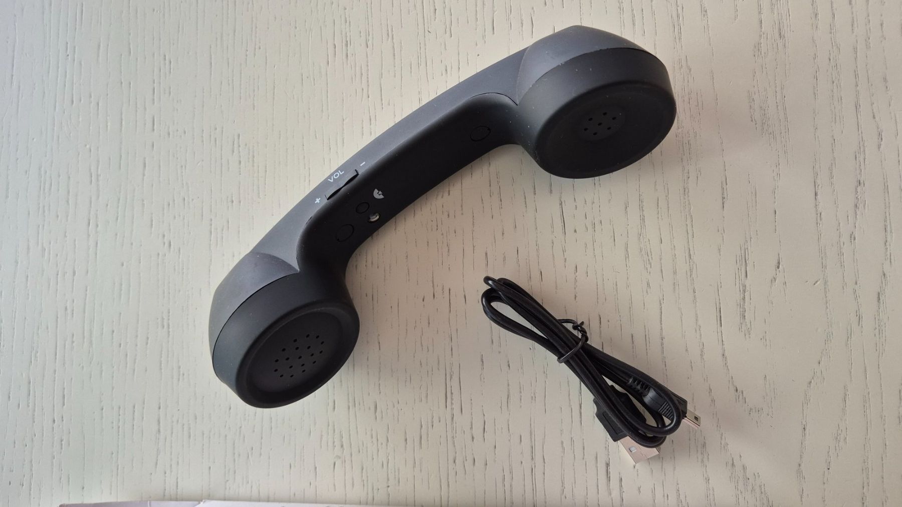 Cuffie: Bluetooth Retro Handset Schwarz mit USB Kabel – Nuovo (secondo la descrizione) da Hitzkirch venduto da enya2007 1