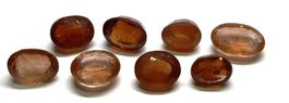 Lot 100.53 ct - 8x Topazes Impériales CERTIFICAT 4'000.- Fr