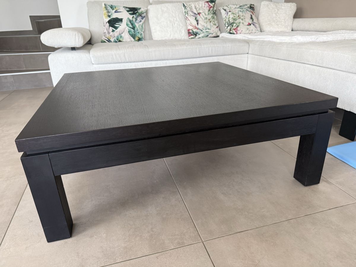 Tavoli: Table basse carrée noire bois (45) – Usato da Vex venduto da PhilCornerCH 7