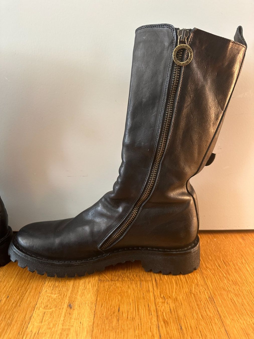 Damenschuhe: M-ECSTA Black Leather Boots von Fiorentini + Baker – Neu (gemäss Beschreibung) aus Zürich von Apparence 1