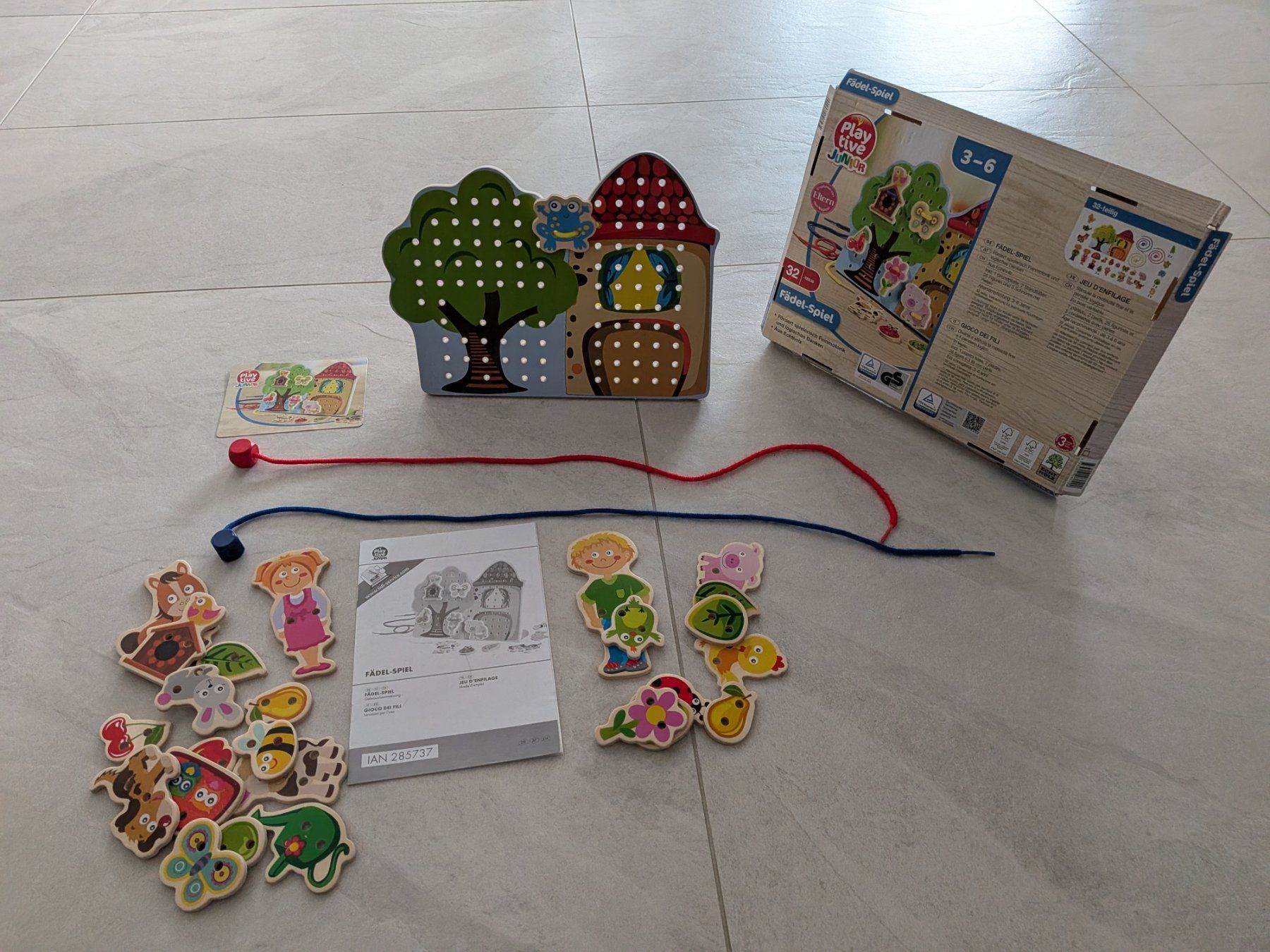 Spiele: Fädel-spiel – Neu (gemäss Beschreibung) aus Brügg BE von Bidou44