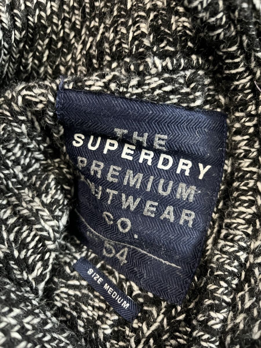 Superdry Maglioni & Felpe: Superdry Mens Chunky Knit Zip Sweater - Size Medium – Usato da Lausanne venduto da Danash 7