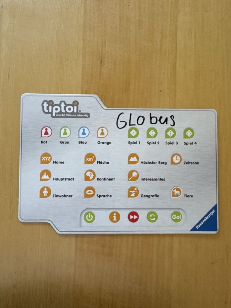 Tiptoi Giochi: Tiptoi Globus – Usato da Menziken venduto da xirixs 2