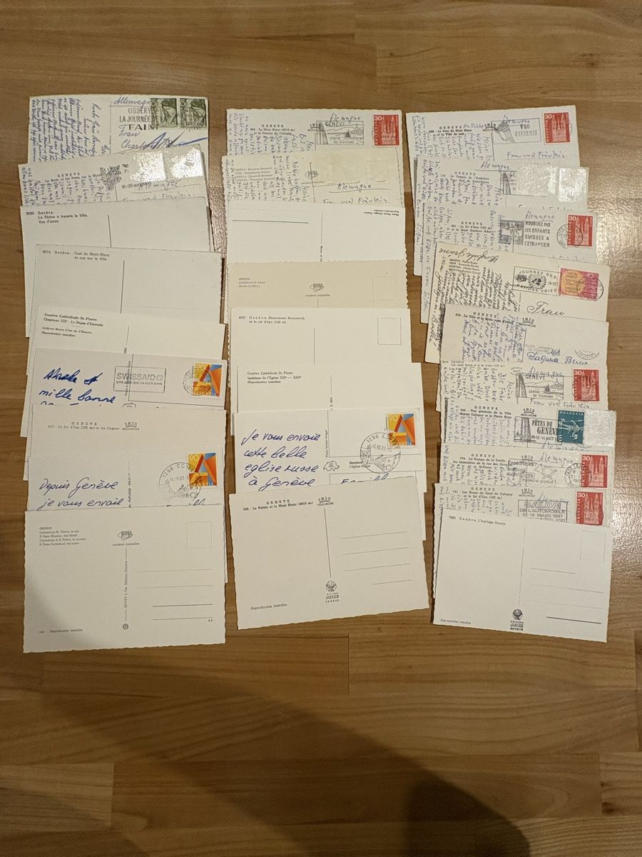 Cartoline postali: über 100 AK von Genf – Usato da Rümlang venduto da Brieftaube2 5