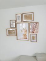 Bilderrahmen Set 7stk., +  Bilder neuwertig
