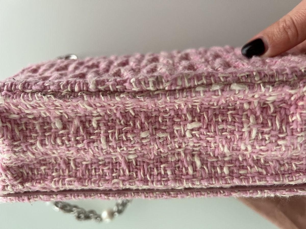 Miu Miu Borse da donna: Miu Miu Handtasche Rosa Tweed mit Perlen – Usato da Jona venduto da Ancci 3