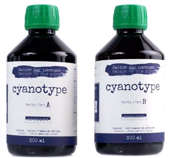 Cyanotypie Papier Kit - 32 Blätter A5 Sonnendruckpapier Mit Zubehör