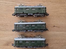 3 Märklin SBB Lokomotiven Re 4/4 