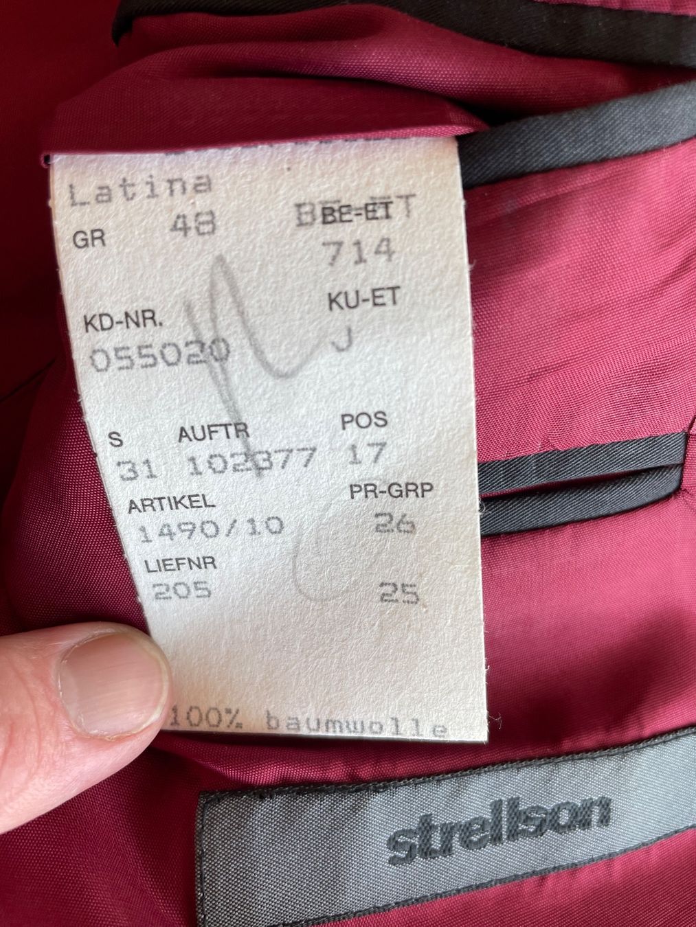 Strellson Vestes: Strellson schwarzer Blazer grösse 48 – D'occasion à Felben Wellhausen par Greuter 4